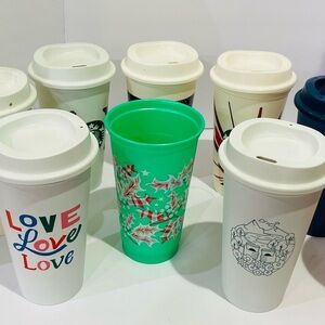 Starbucks Reusable Various Themed Cups